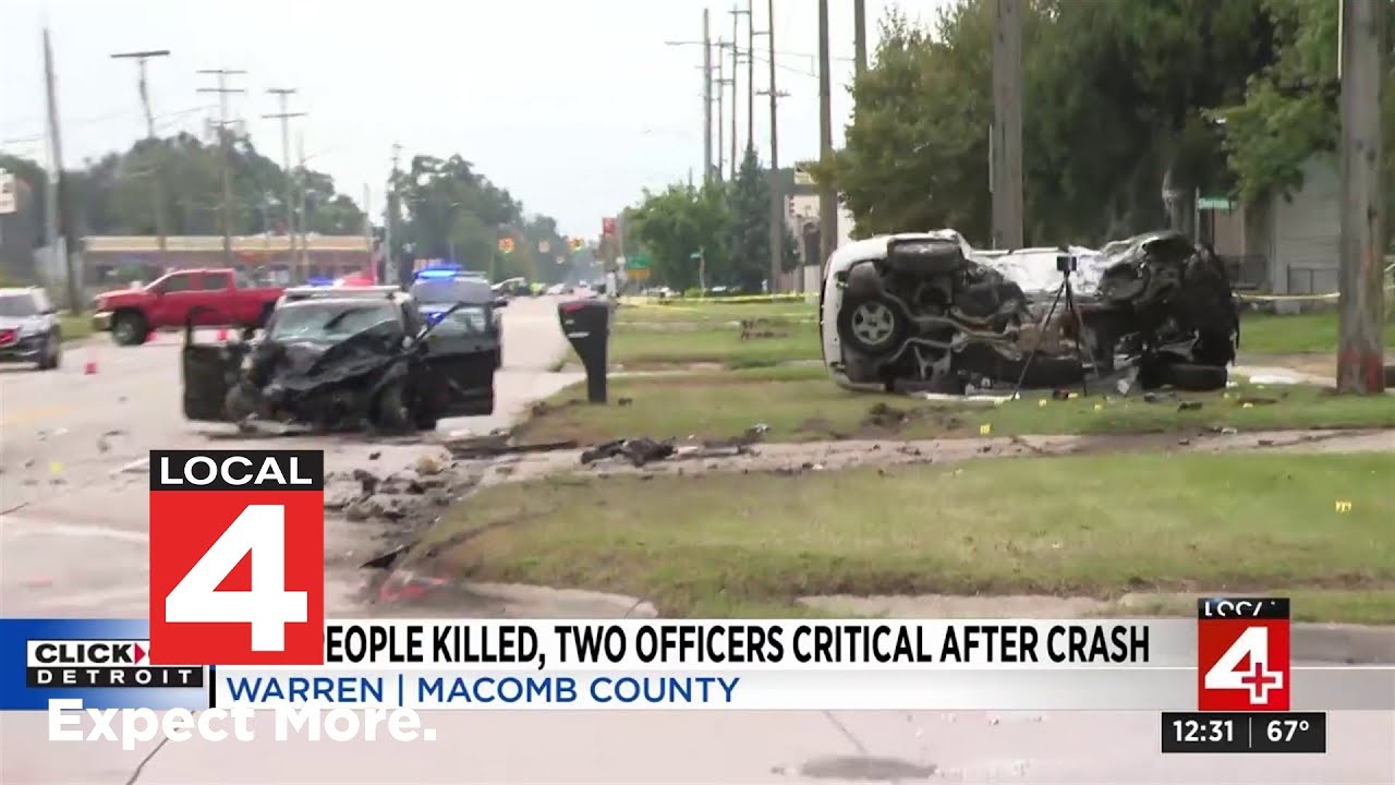What we know after 2 best friends killed, 2 officers hurt in Warren crash