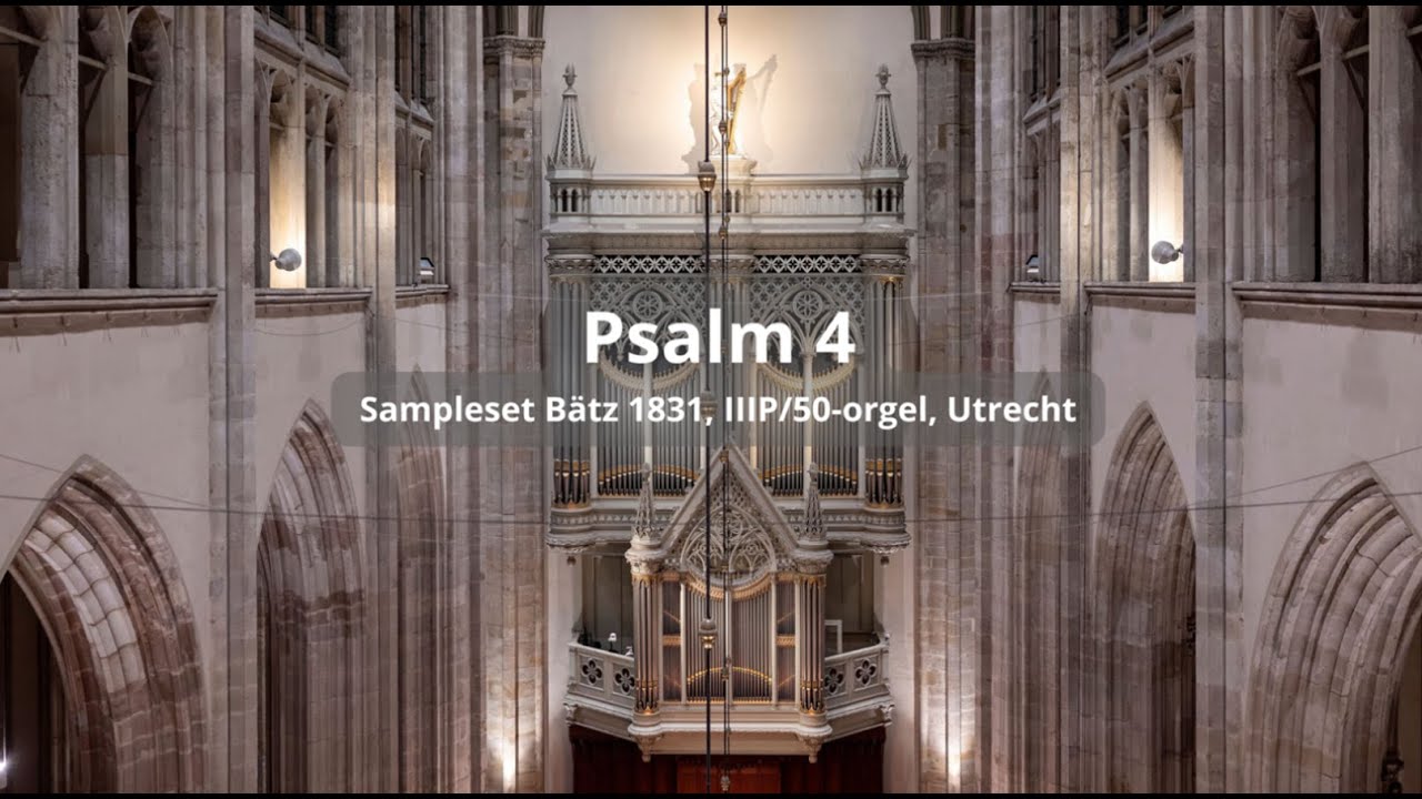 Psalm 4 - Bätz 1831, IIIP/50 orgel - Sweelinq