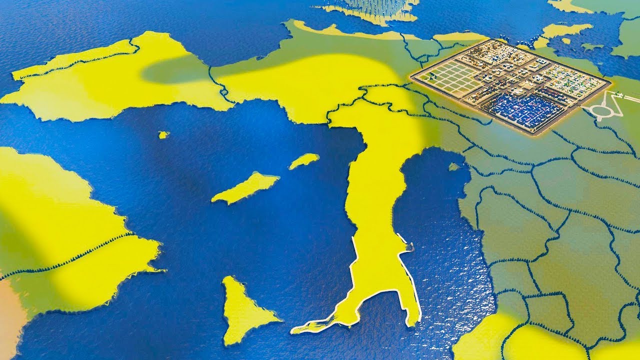 Destroying Europe With Sewage Canals in Cities Skylines