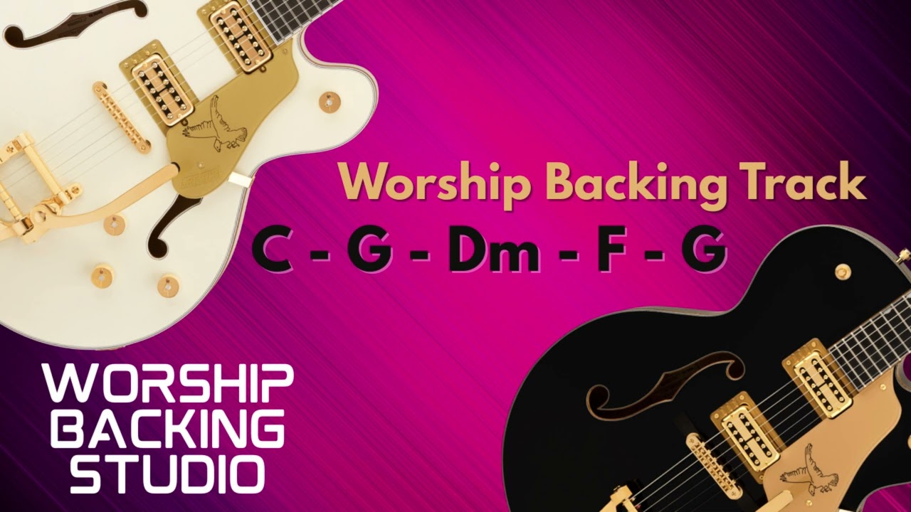 WORSHIP BACKING TRANK C Major | C - G - Dm - F - G | 60 BPM | Guitar Backing Track