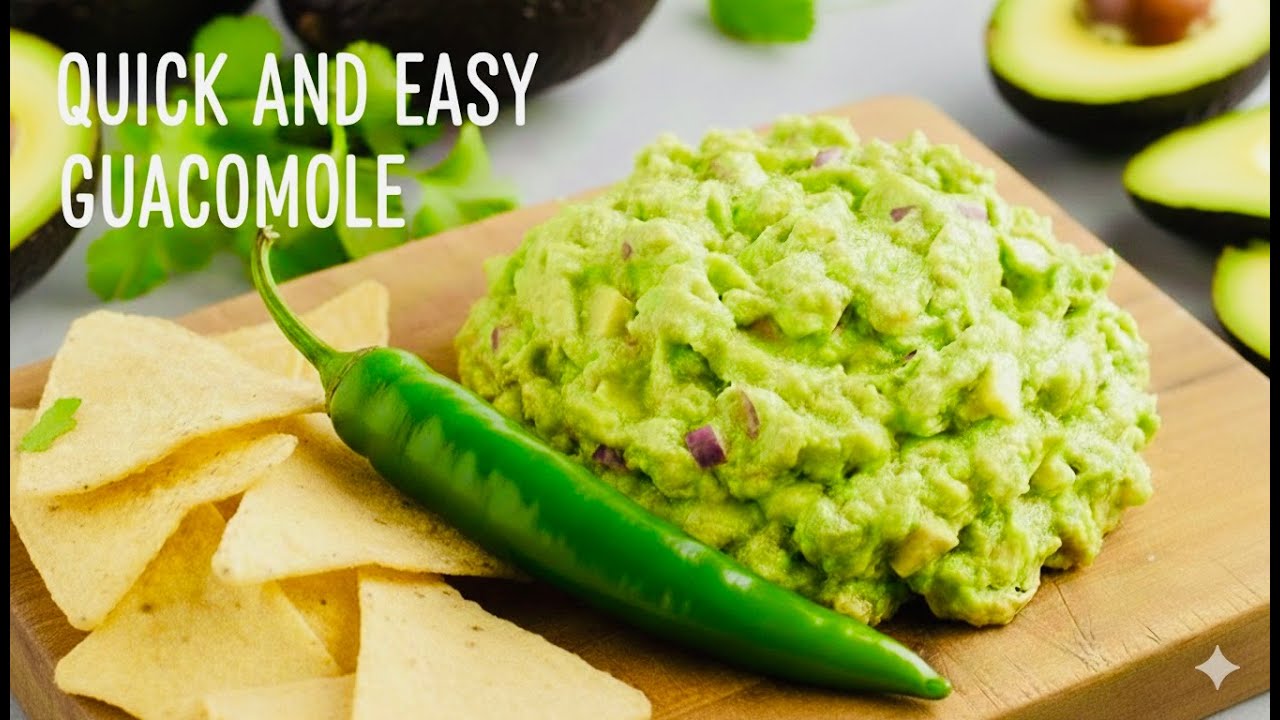 Guacamole Recipe (Quick and Easy Snack)