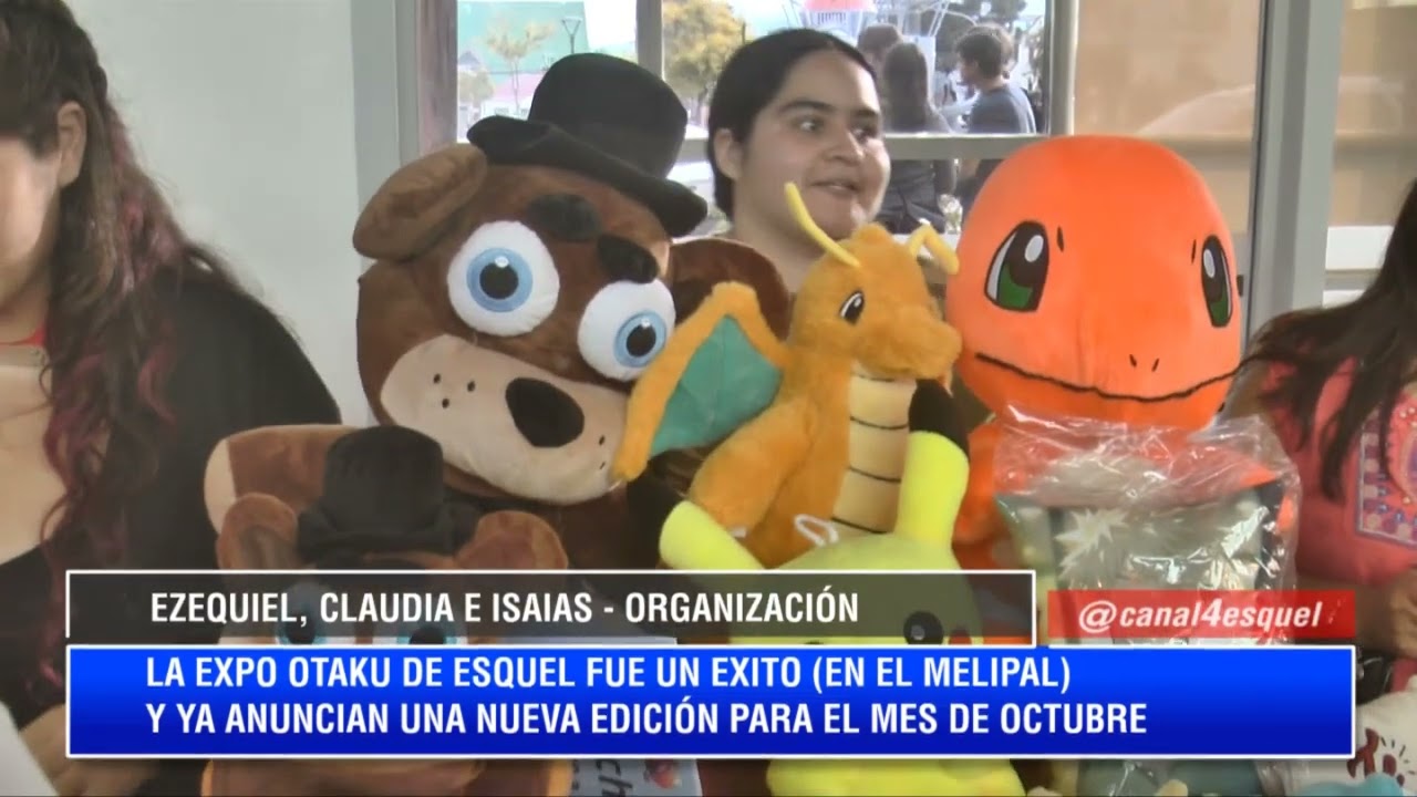 EZEQUIEL CLAUDIA E ISAIAS - EXPO OTAKU ESQUEL