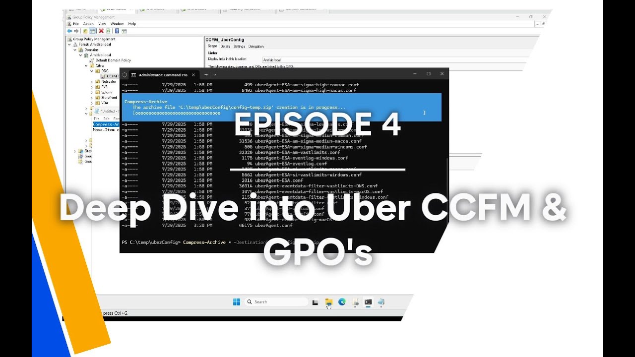 Citrix Uber Episode 4: Citrix UBER CCFM & GPO | Centralized Configuration & Group Policy Explained