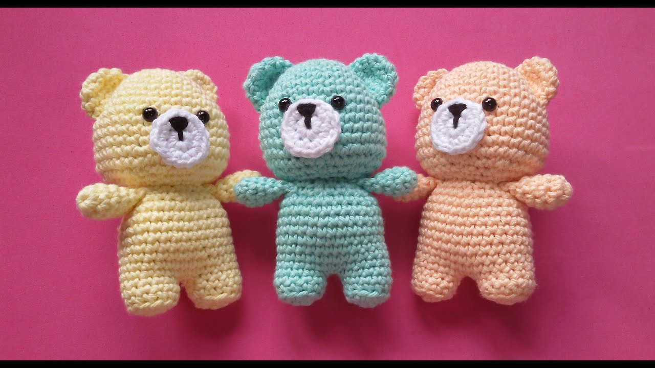 Ositos pastel // Teje con GanchiBol un amigurumi