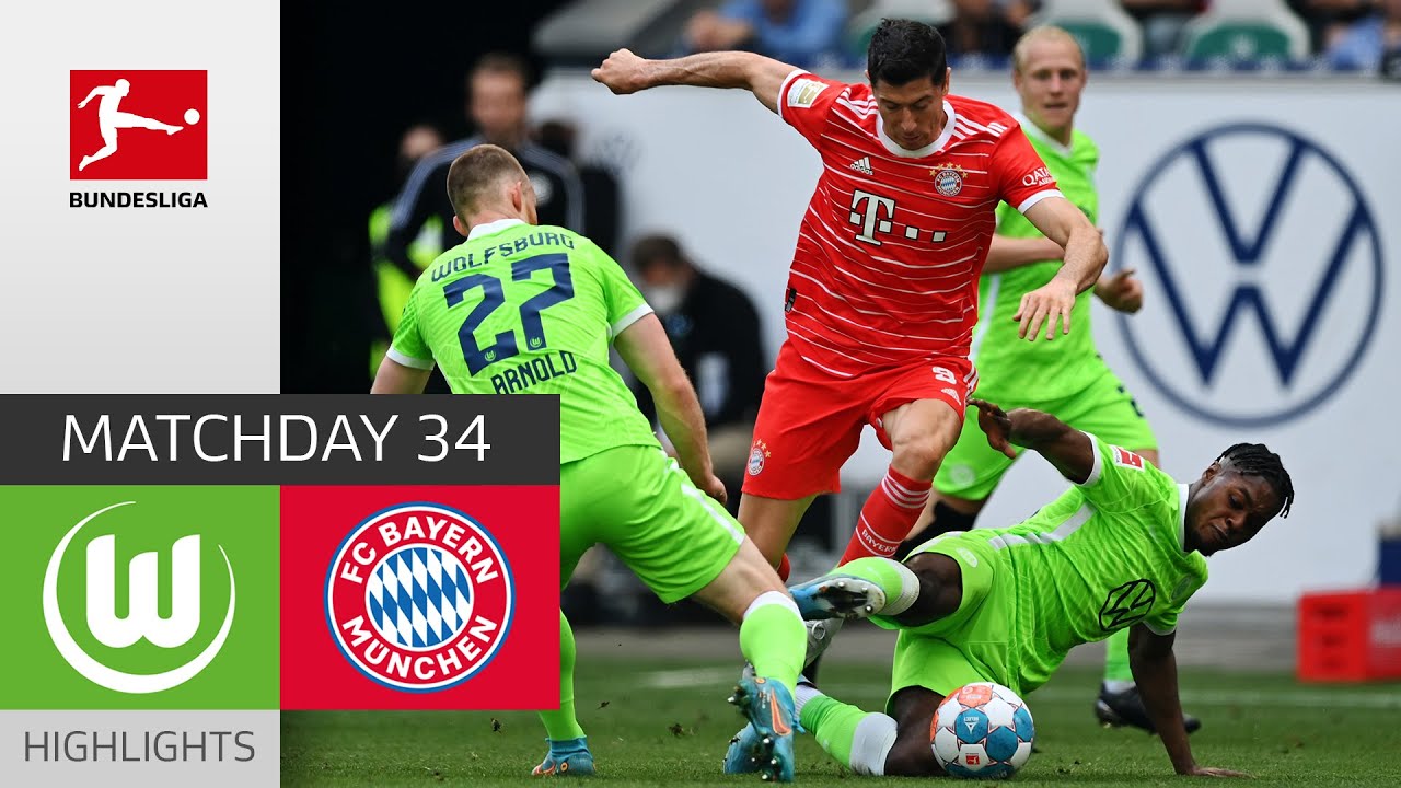 VfL Wolfsburg - FC Bayern M&uuml;nchen 2-2 | Highlights | Matchday 34 &ndash; Bundesliga 2021/22