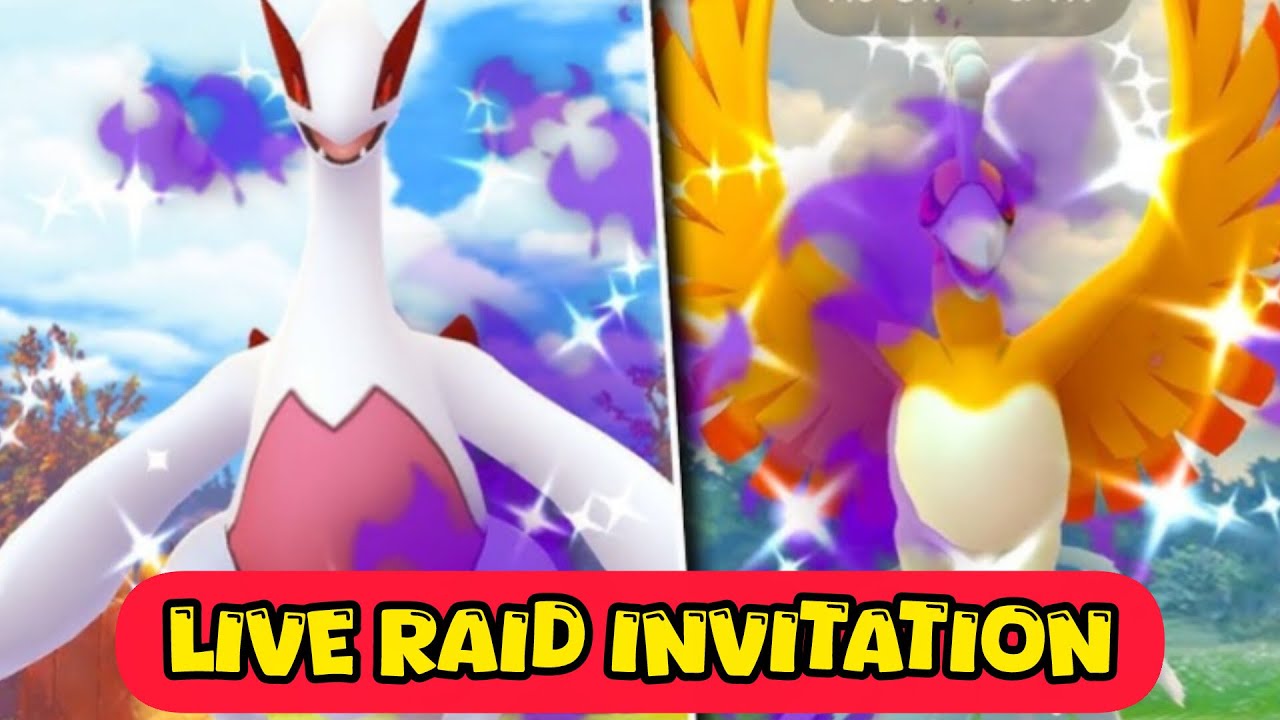 Shadow Lugia, Shadow Ho-oh & Dmax Toxtricity Raid Invites #pokemongo