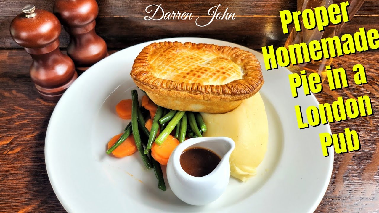 Настоящий домашний пирог в лондонском пабе