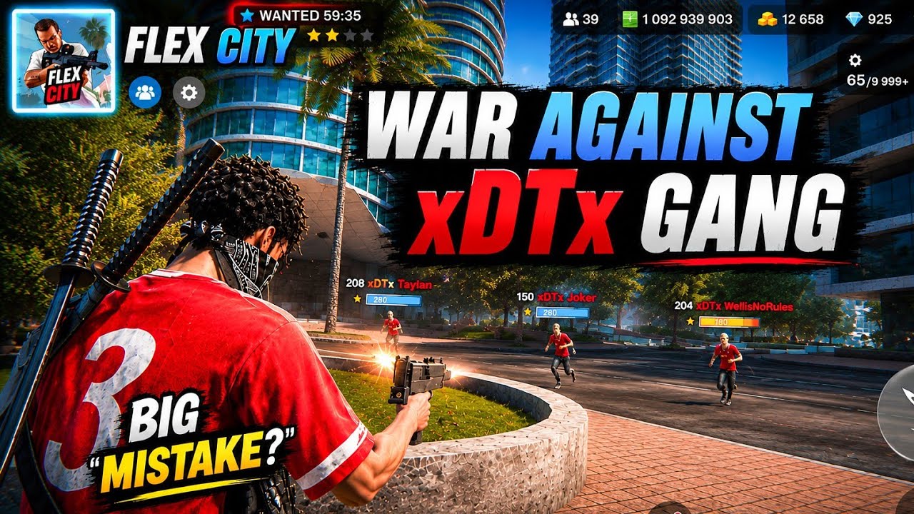 Flex City War Against xDTx Gang... BIG MISTAKE? 😳 | ZYRO OP