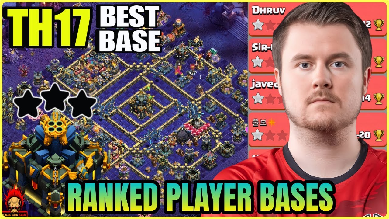 ANTI 2 STAR TH17 CWL&WAR BASE WITH LINK | TH17 1 STAR WAR BASE | ANTI 1 STAR TH17 LEGEND BASE | COC