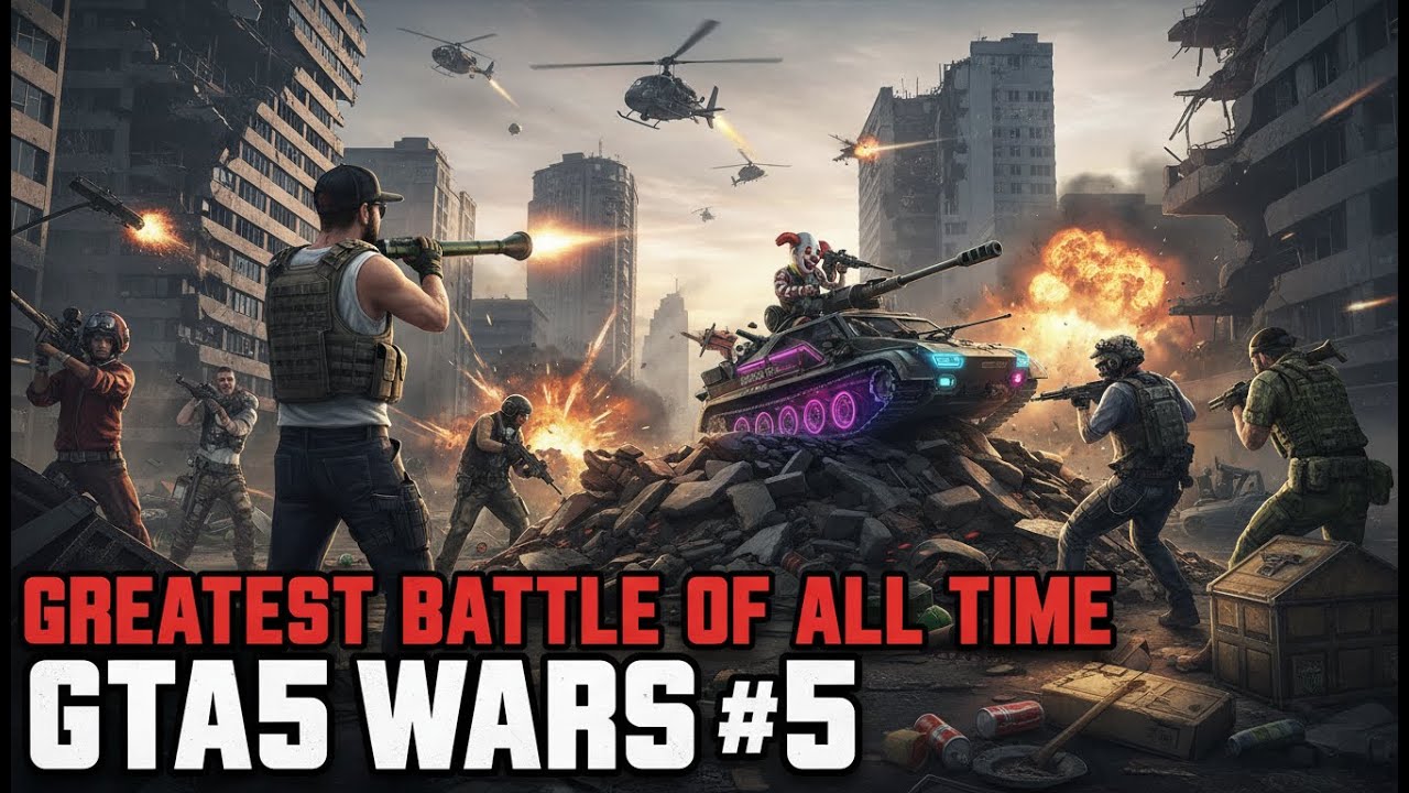 Greatest battle of all time gta5 wars #5.