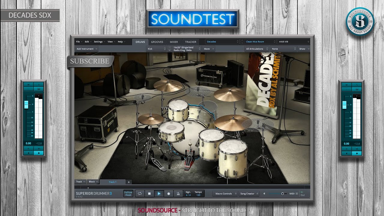 Toontracks DECADES SDX Superior Drummer 3