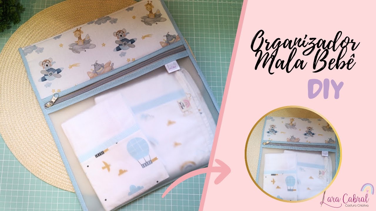 SAQUINHO PARA ORGANIZAR ROUPA DO BEBÊ NA MALA DA MATERNIDADE| DIY