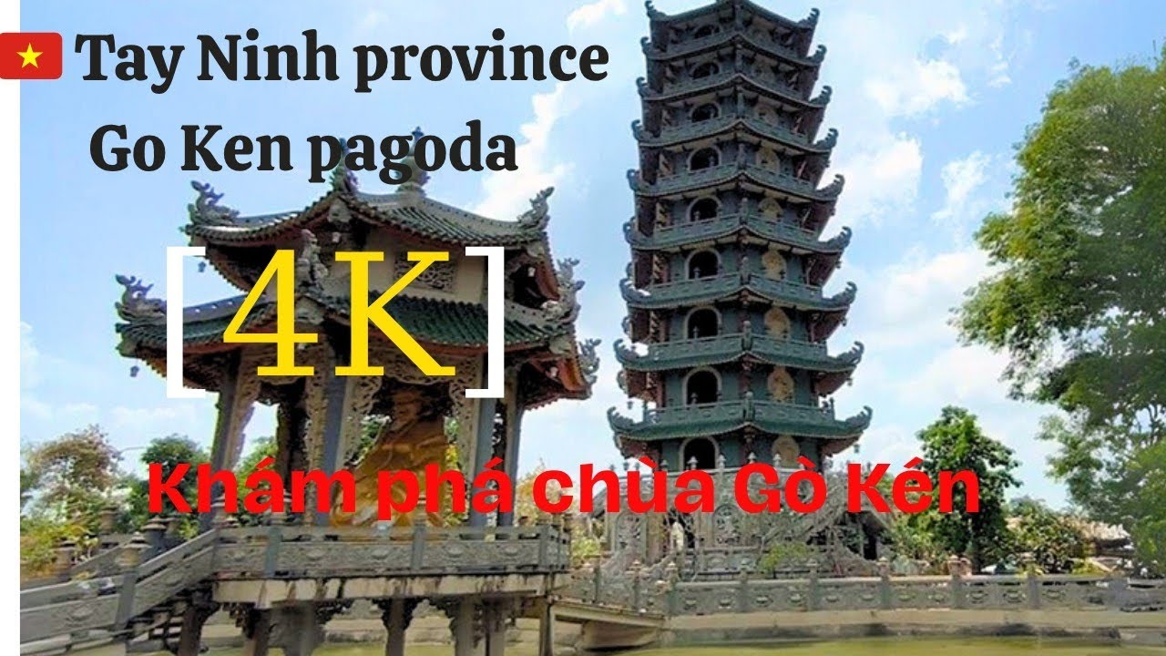[4K] 🇻🇳 Откройте для себя (Тэйнинь). (Го Кен) Древнюю пагоду. Пешая экскурсия по Вьетнаму.