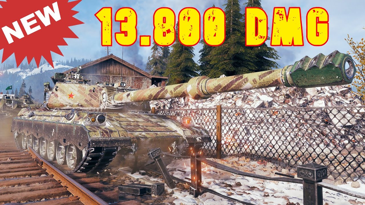 World of Tanks BZ-79 - 4 Kills 13,8K Damage | NEW TANK !