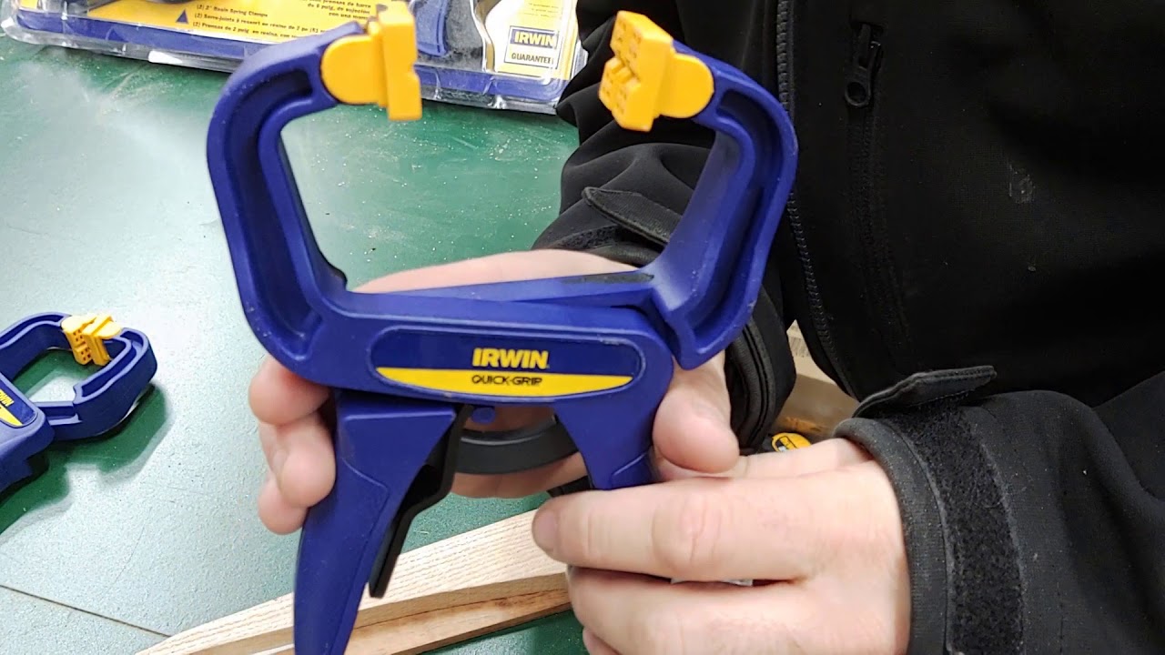 Irwin Spring and Ratchet Clamps Product Review Woodworking Gift ideas