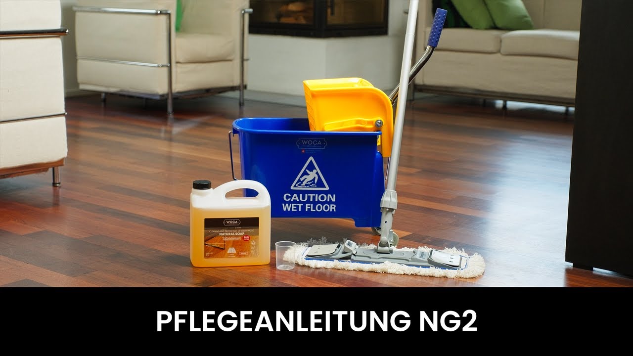 Pflegeanleitung NG 2 - Reinigen, pflegen und nachölen von geöltem Parkett | woca-shop.ch