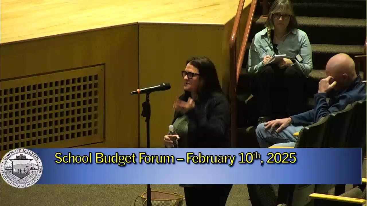 School Budget Forum - February 10th, 2025