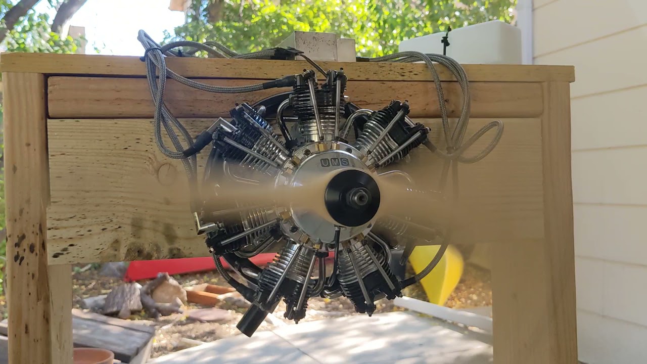 UMS 7-90 Radial Gas Engine 7 Cylinders
