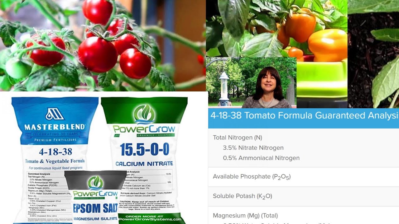 NPK for growing Hydroponic Tomatoes: What is 4-18-38 and how to mix One Gallon recipe of Masterblend