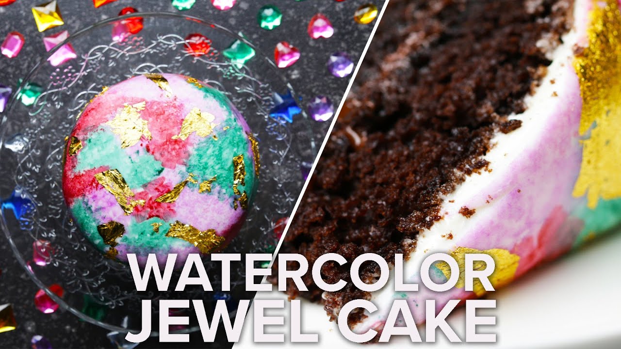 Watercolor Cake