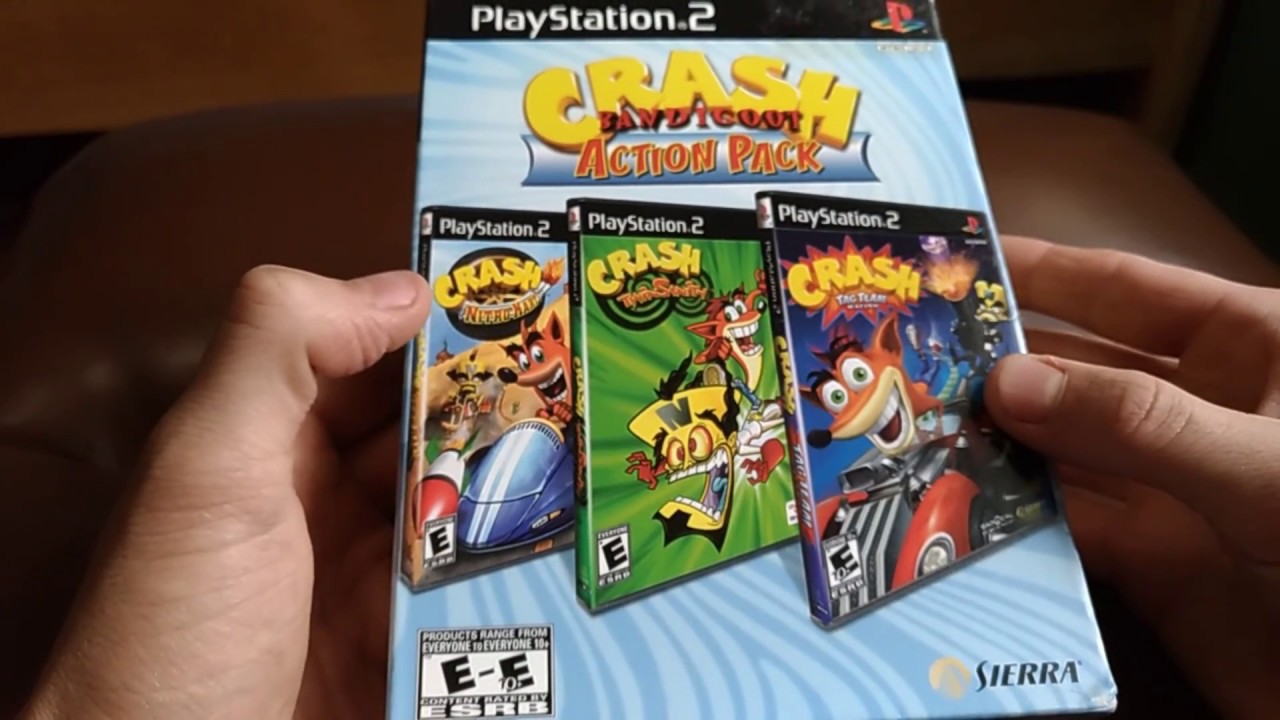 Crash Bandicoot Action Pack PS2 - Coleções #009