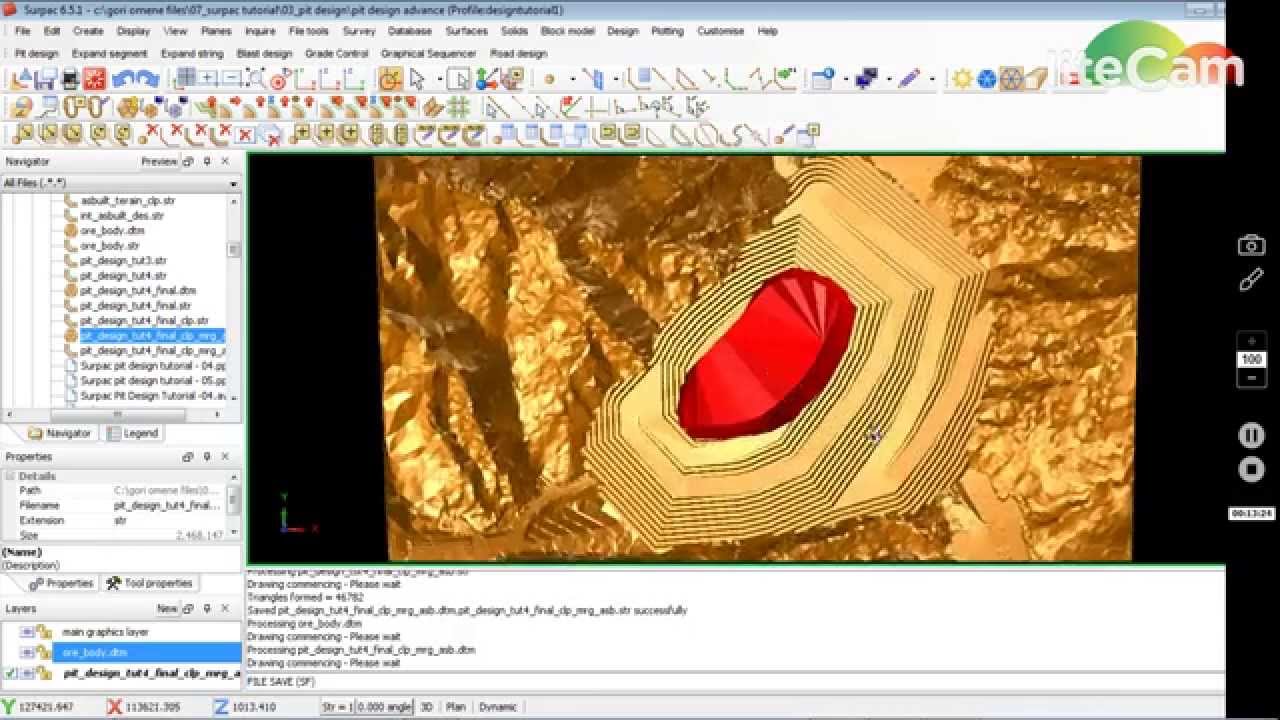 Surpac Pit Design Tutorial  05