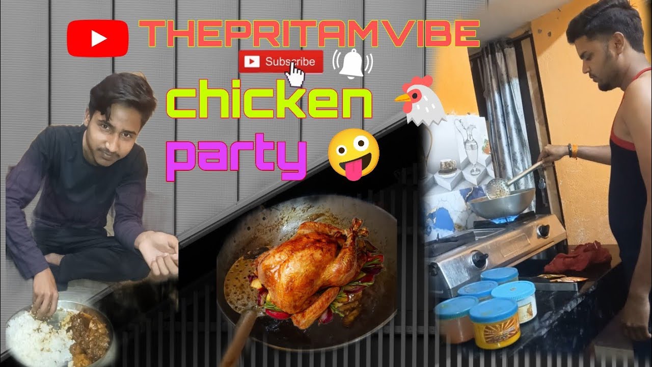 Aaj ghar per koi nahin tha ham log 🐔chicken🐔banaye hai #youtubeshorts #chicken #explorepage 