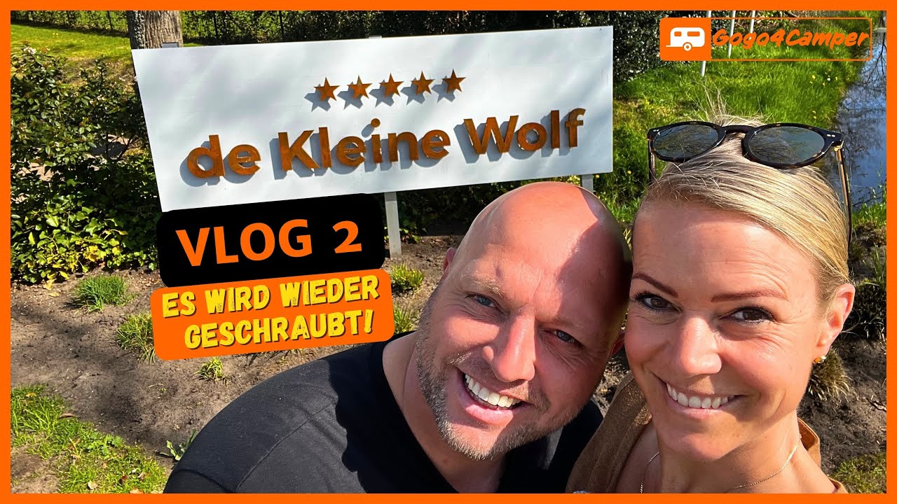 Campingplatz-Tour de Kleine Wolf & Wohnwagen-Reparatur – Campingurlaub in den Niederlanden | Teil 2