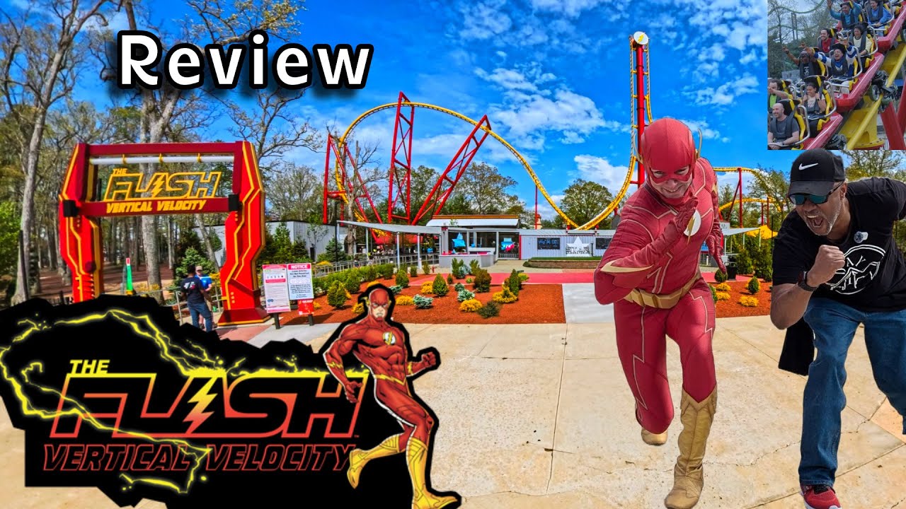 Flash Vertical Velocity Roller Coaster Review 🎢 | Fastest New Coaster 2025? POV + Full Experience!