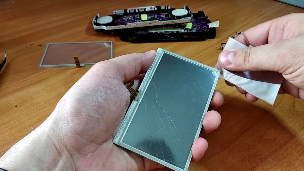 Замена тачскрина (touch screen) на игровой консоли FUNC Spider 01. Подбор резистивного тачскрина.