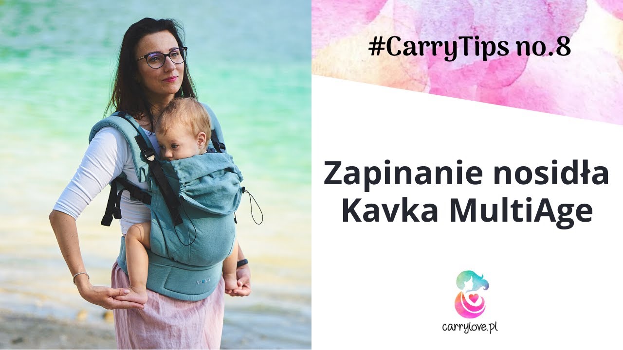 Zapinanie / zakładanie nosidła Kavka MultiAge - jak poprawnie założyć klamrowe nosidełko do noszenia