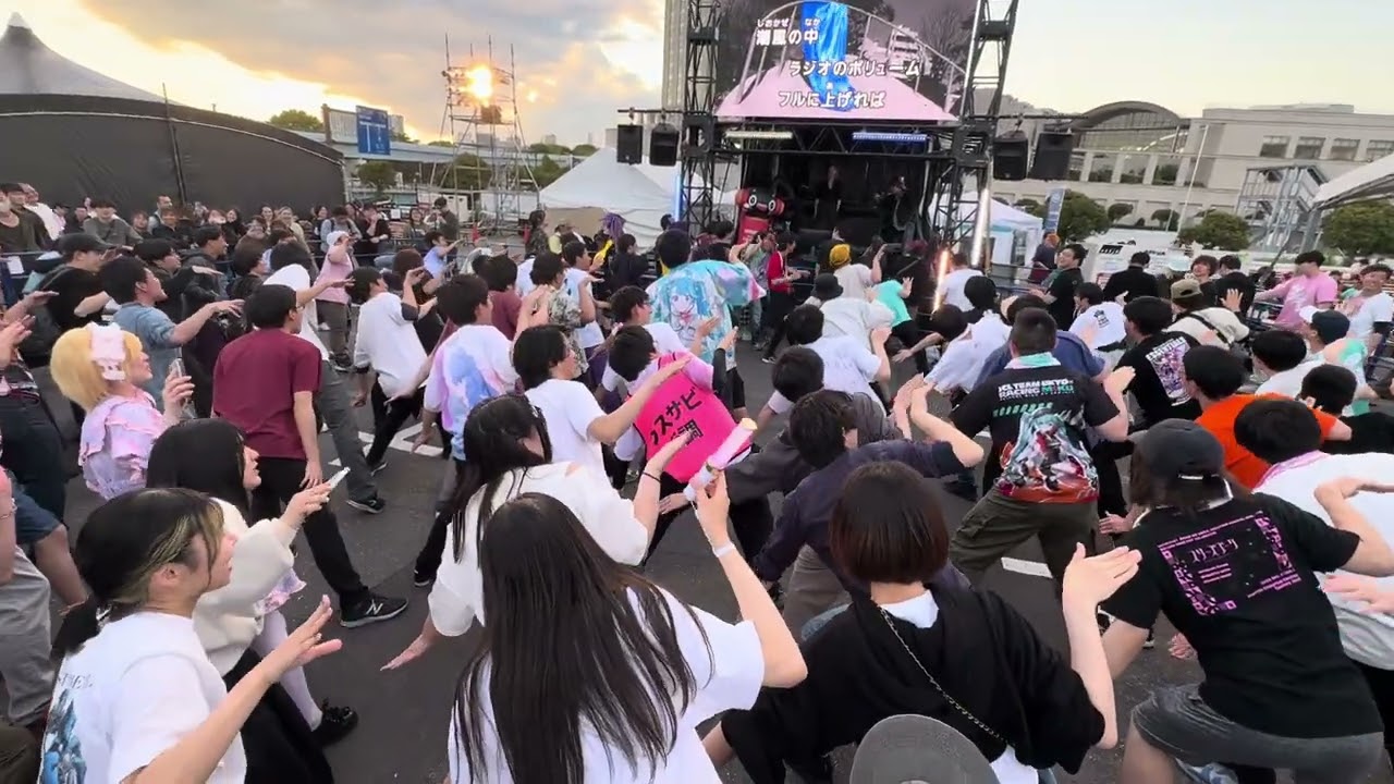 【#肉フェス 2025】プレイバック Part 2 (斜め揺れ芸)／山口百恵 「アニメメメ from 関西」 4K撮影