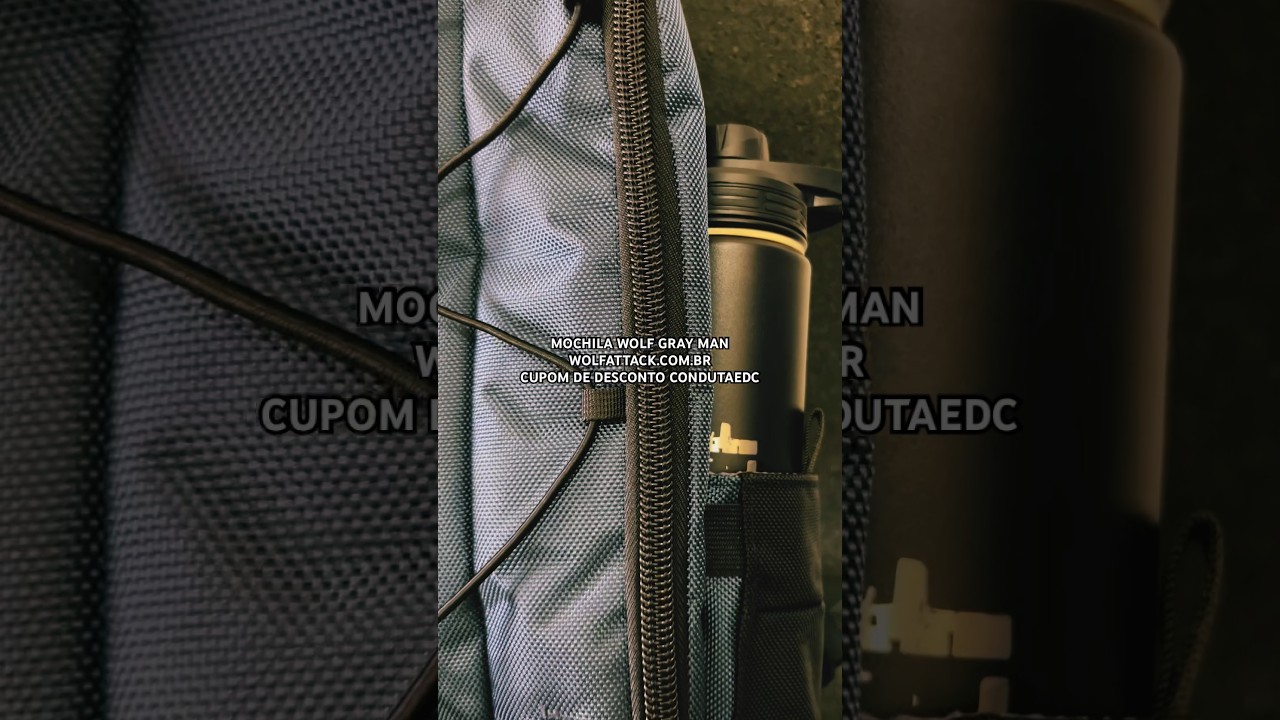 MOCHILA DE NYLON BAL&Iacute;STICO WOLF GRAY MAN. #edc #everydaycarry #grayman