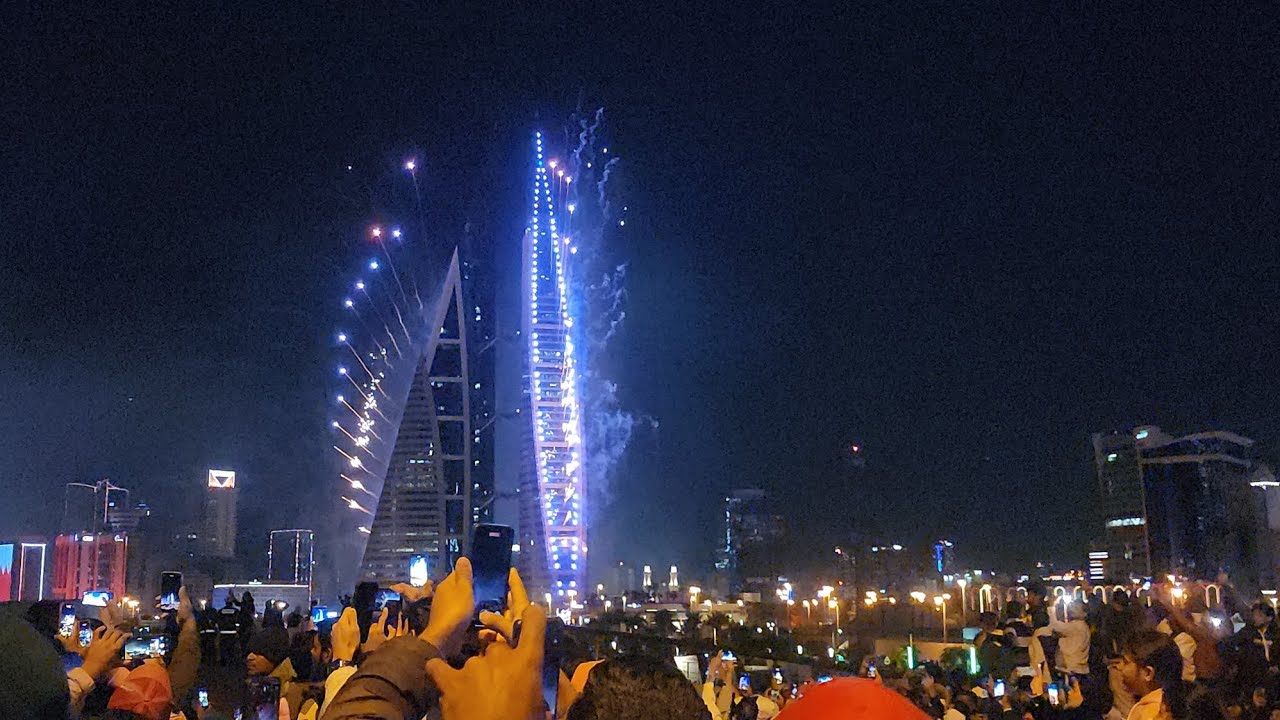 New Year Celebration of 2026 in Bahrain 🇧🇭 #bahrainnightlife #2026 