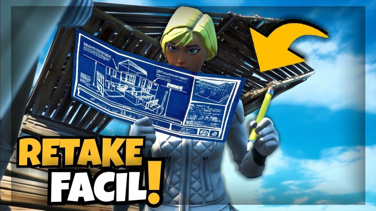 3 RETAKES F&Aacute;CEIS para fazer no CONTROLE NO FORTNITE 🔥(Melhores Highground Retakes)