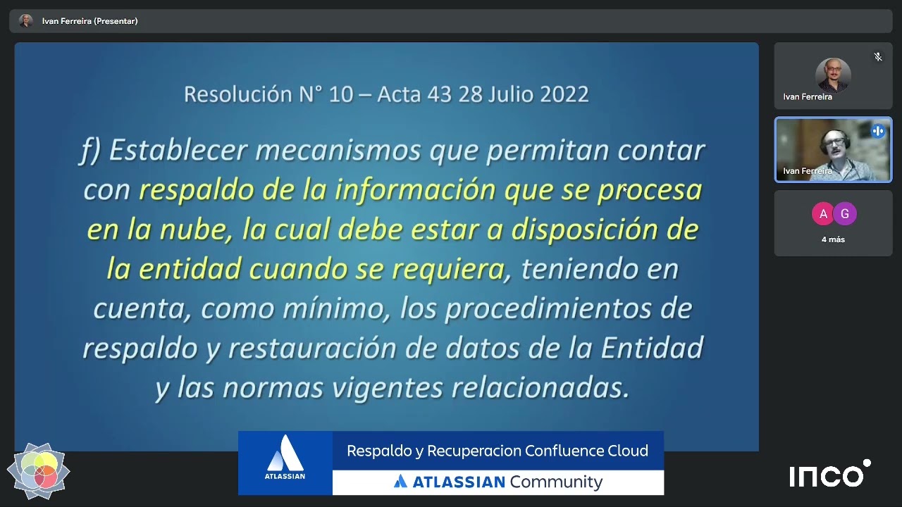 ACE Asunción: Respaldo y Recuperación de Confluence Cloud