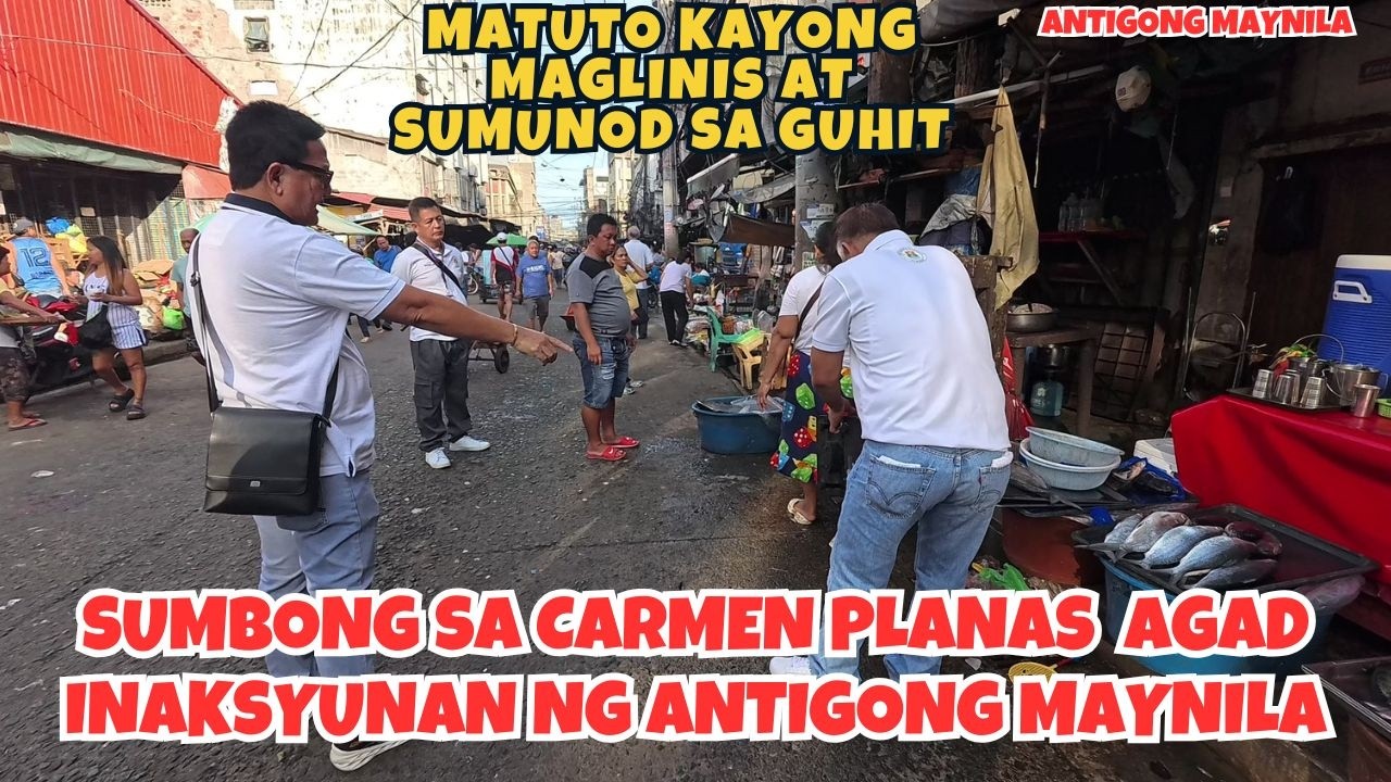 SUMBONG MGA VENDORS LAGPASAN NA SA GUHIT AT MADUMI PALIGID MABILIS INAKSYUNAN NG ANTIGONG MAYNILA