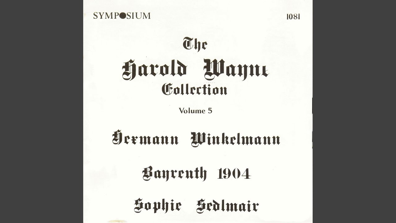 Tannhauser, Act II: Dich, teure Halle