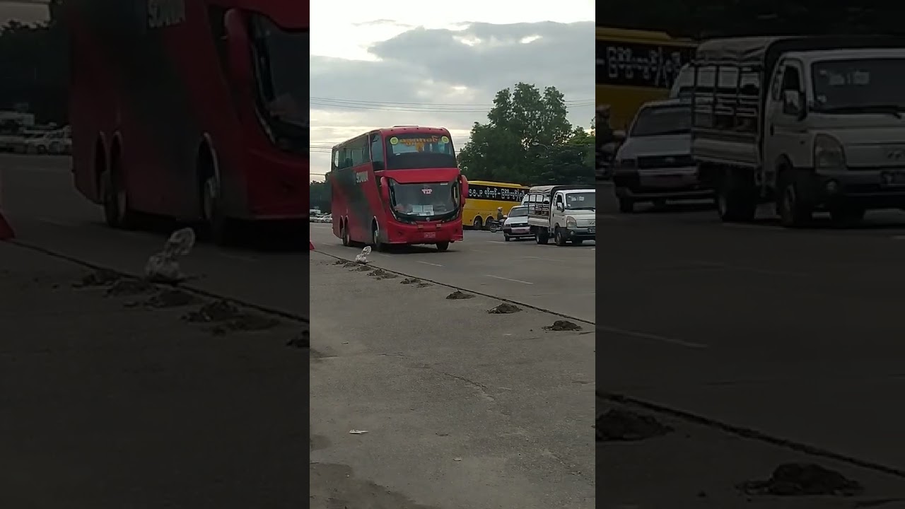 Scania double Bus Myanmar Mandalar Minn Express 🇲🇲 