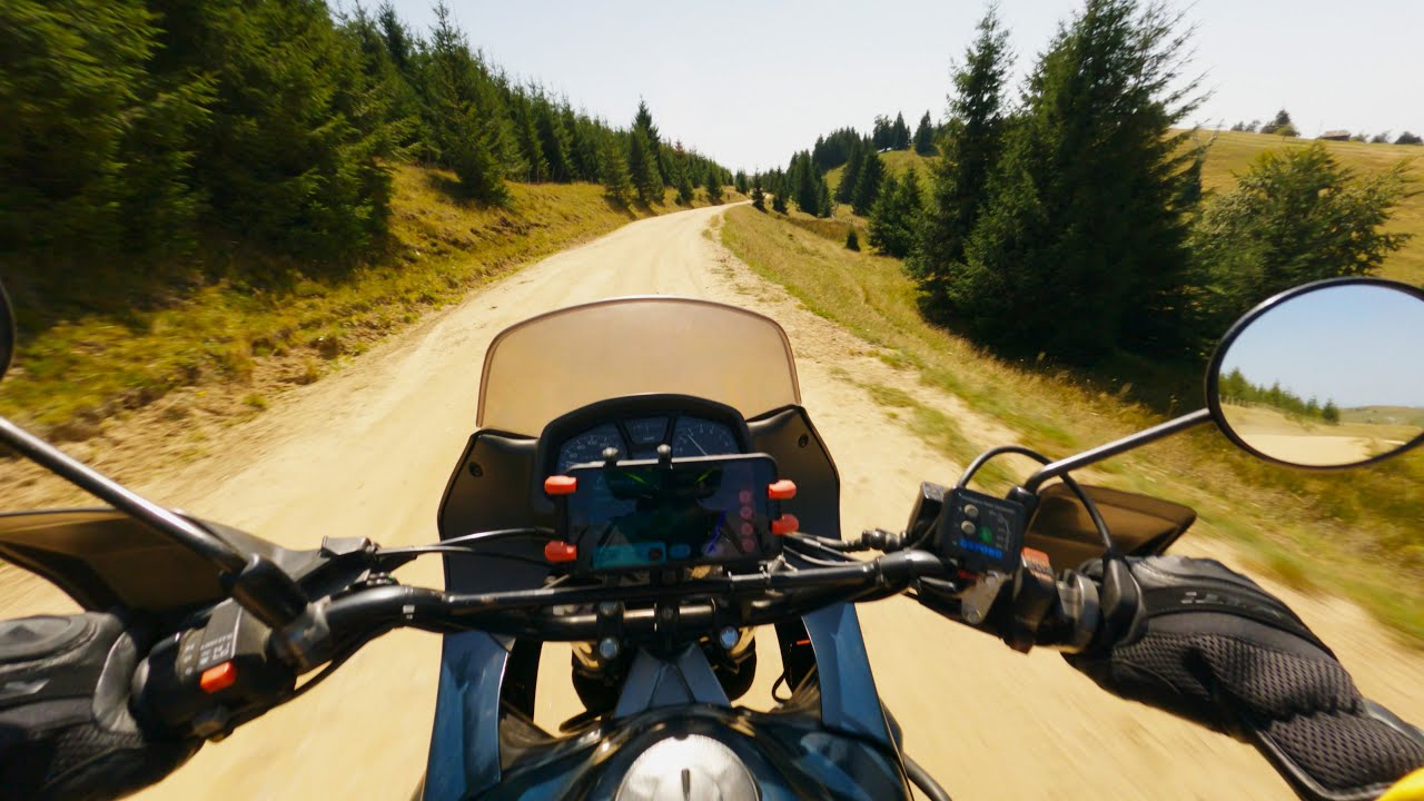 POV Off-Road Adventure | Honda Transalp Enduro on Mountain Gravel Roads