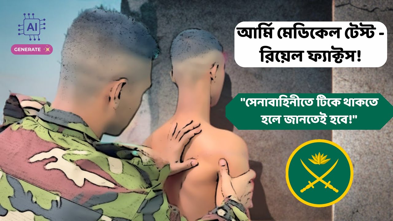 সেনাবাহিনীর মেডিকেল পরীক্ষা | Army Medical Test in Bangladesh||বাংলাদেশ আর্মির মেডিকেল চেকআপ |