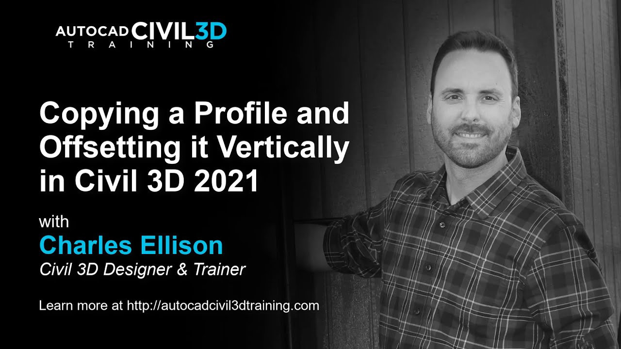 Копирование профиля и его смещение по вертикали в Civil 3D