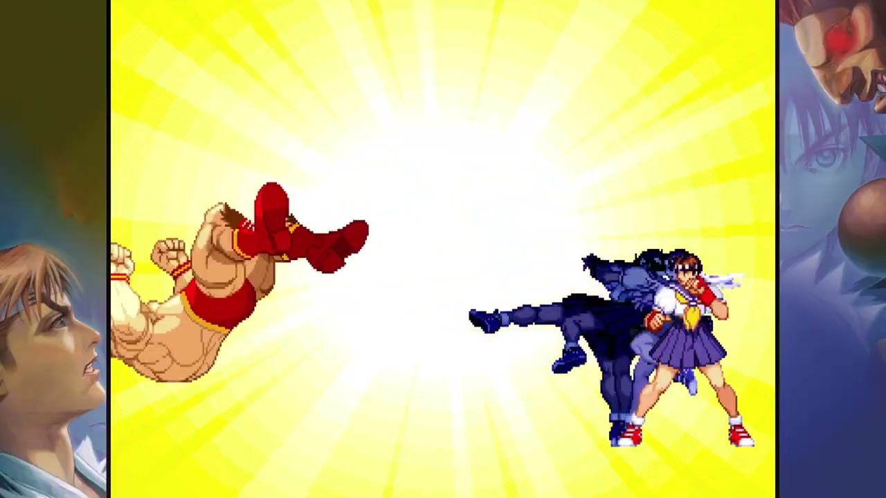 Sakura Street Fighter Alpha 2 Arcade Playthrough - Street Fighter 30th Anniversary Collection