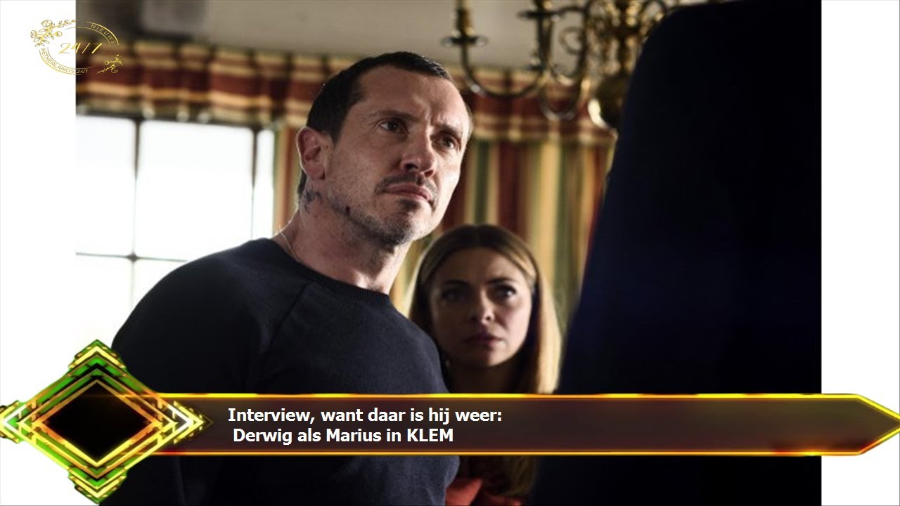 Interview, want daar is hij weer:  Derwig als Marius in KLEM