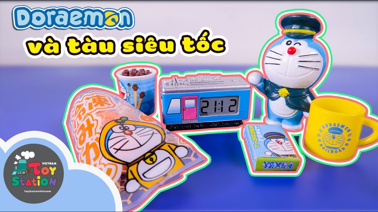 Doraemon và tàu siêu tốc tí hon đến từ bộ sưu tập Re Ment Japan ToyStation 495
