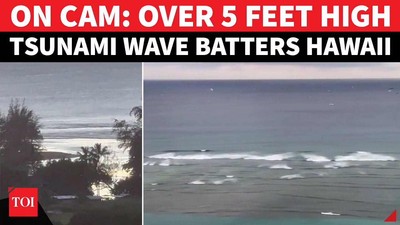 Hawaii Tsunami: 5 feet High Wave Shakes Oahu Coast In U.S. | First Footage Shows Nightmare Scenes