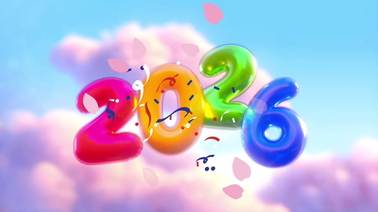 🎈 Balloons Form 2026 | Kids New Year Animation 🎈