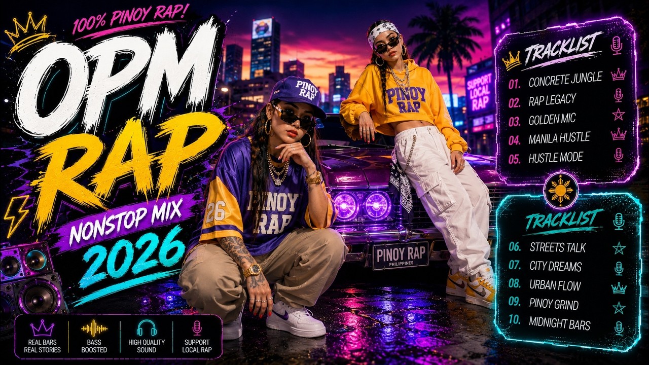OPM Rap Songs 2026 🎶 Best Filipino Rap Hits | Trending Pinoy Hip Hop Nonstop Mix