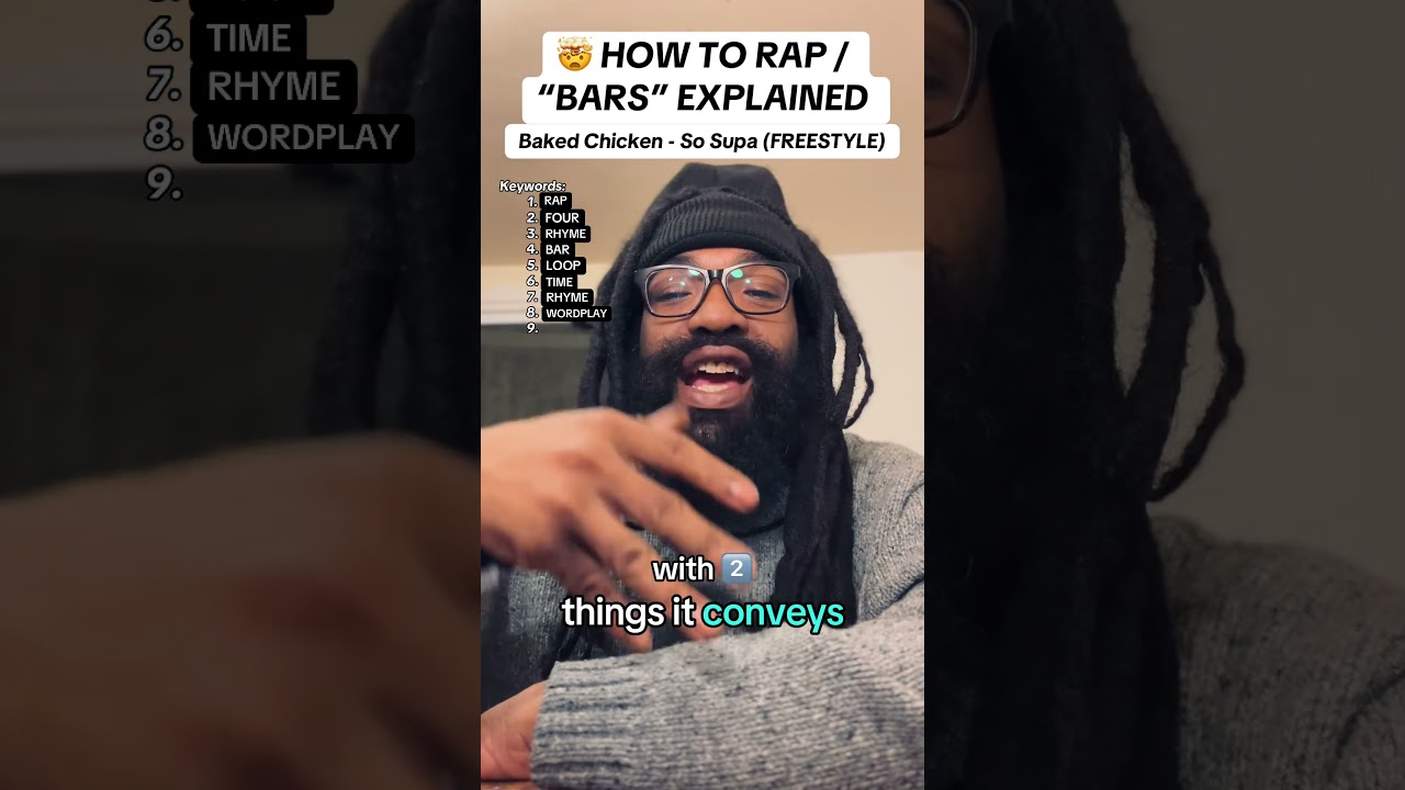 HOW TO RAP / BARS EXPLAINED #howtorap #howtofreestyle #tutorials #rapping #freestyling