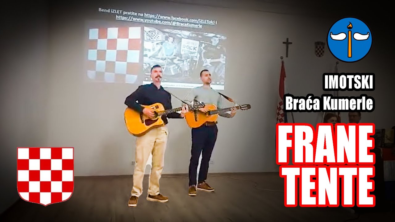 Braća Kumerle &ndash; Frane Tente 🇭🇷 LIVE @ Matica Hrvatska, Imotski, 6.5.2025.